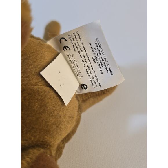 2002 Hanna Barbera Scooby Doo W/Soccer Ball Plush Stuffed Animal 10" Tall - Picture 7 of 7